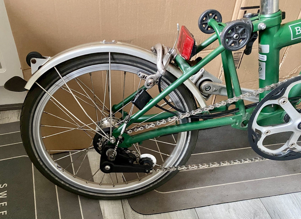 Brompton Folding commuter travel Bike S3L - Racing Green