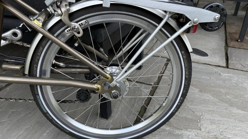 Brompton Gold Lacquer Limited Edition Bike - 6-Speed 2014 Fully upgraded