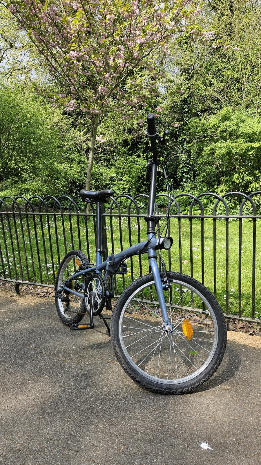 Folding Bike Grey – Decathlon BTWIN Tilt 120 – Commuting –  Summer ☀️