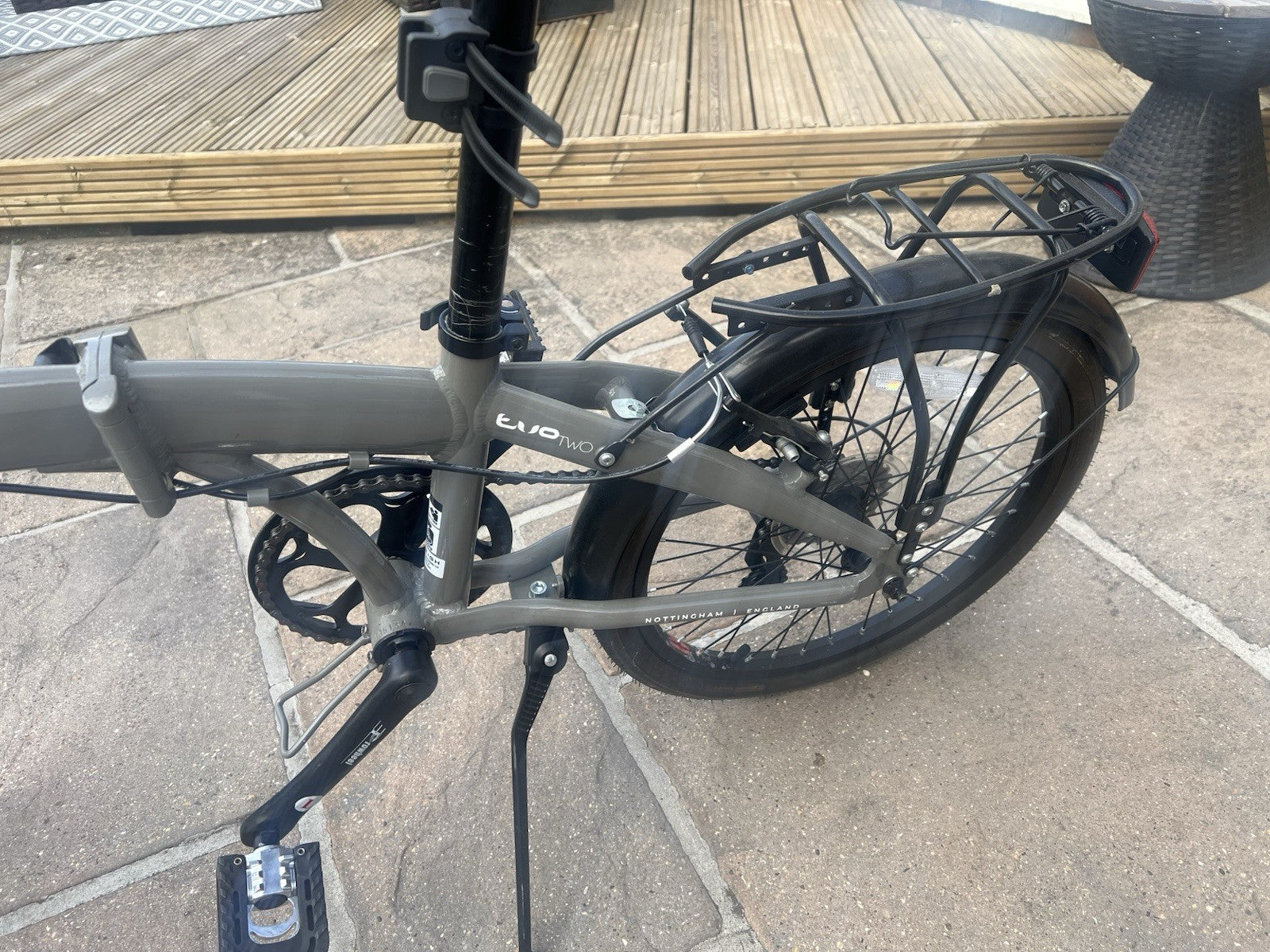 Raleigh Evo 2 Folding Bike 7-Speed Shimano Gears
