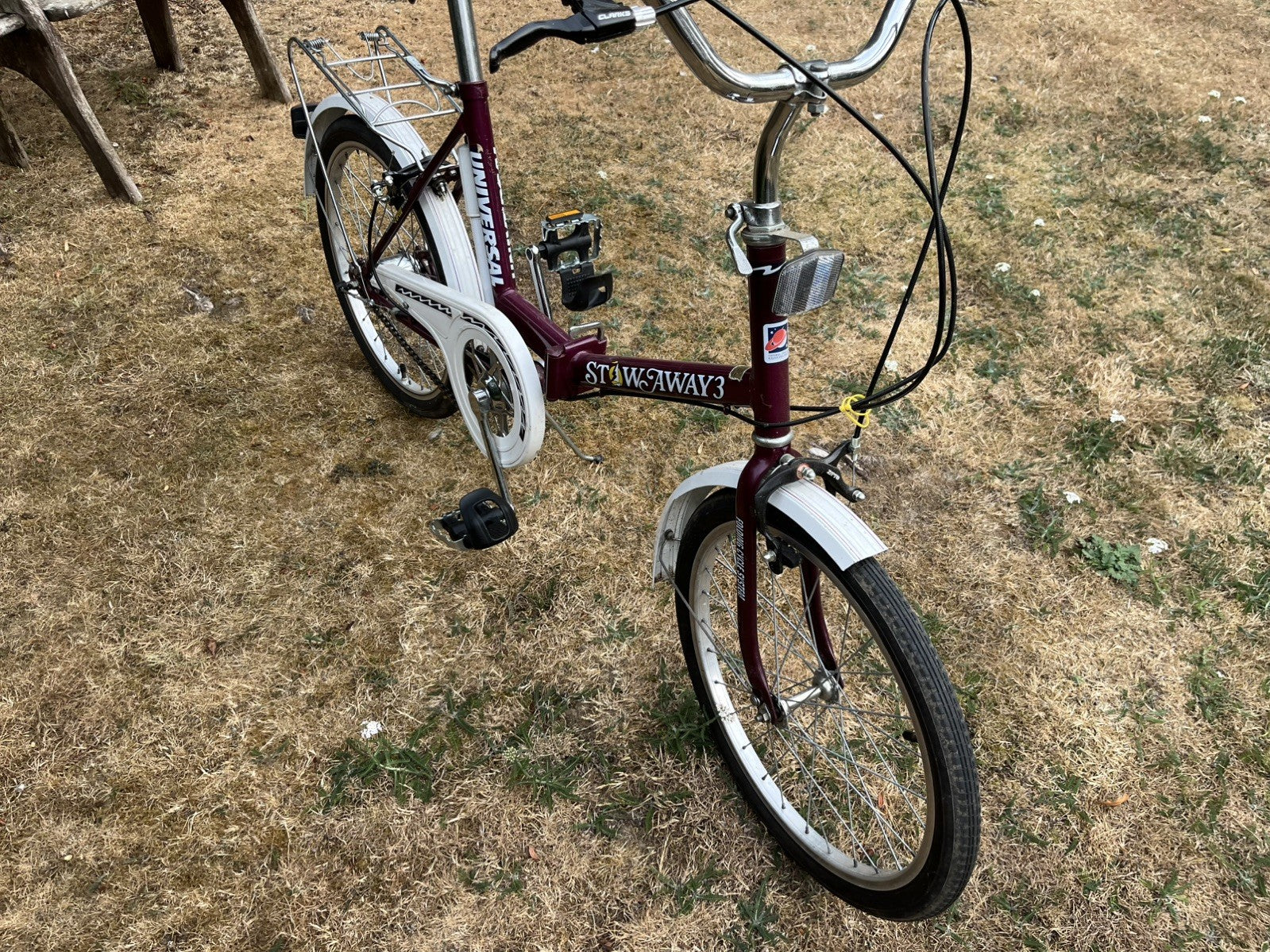 Raleigh Stowaway folding bicycle. Recently overhauled everything works.