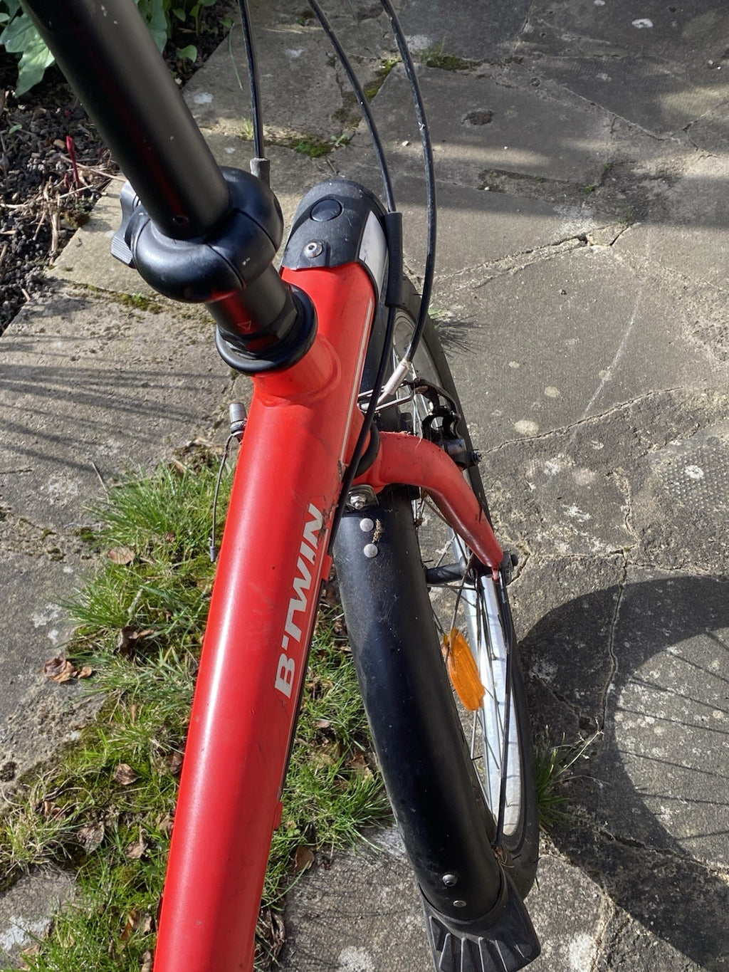 BTwin Tilt 120 Red Folding Bike