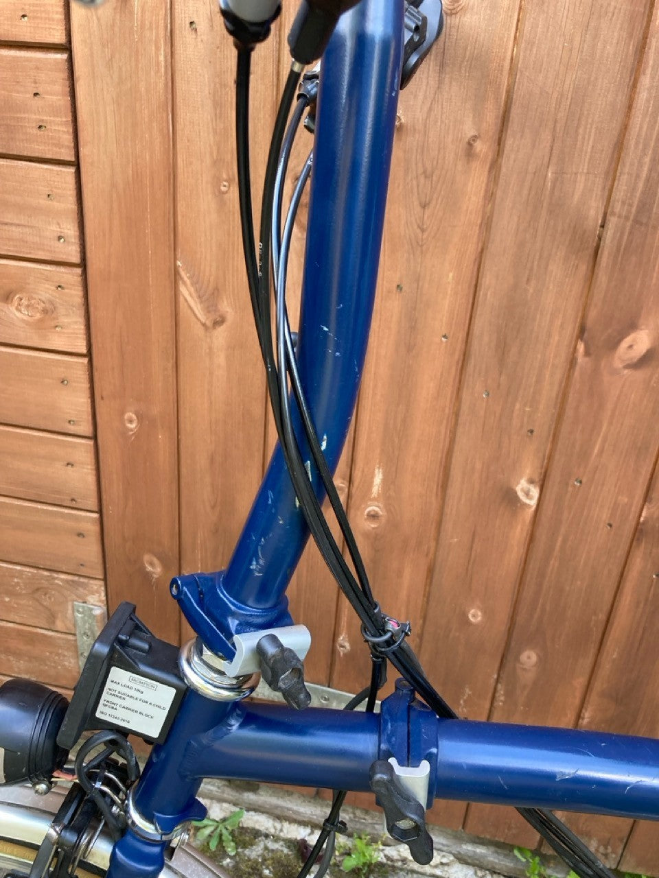 Brompton S6l 2019  - dynamo lights , mudguards & carrier block - 6 speed