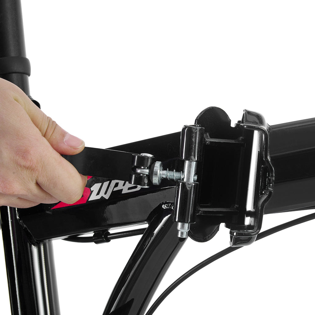 20 Inch Adult Folding Bicycle 7-speed Transmission System Folding Bicycle Black