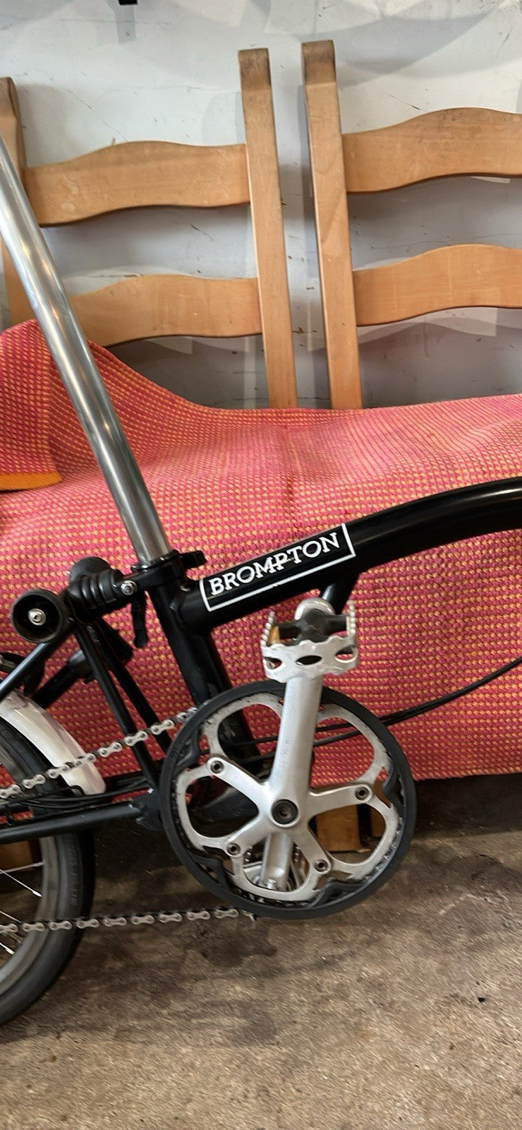 Brompton Folding Bike 16in M Frame 3  speed Black