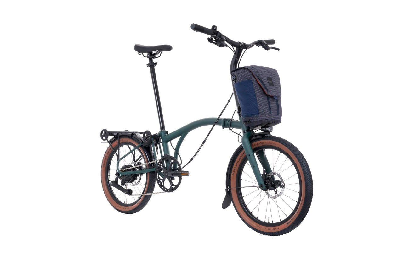 Brompton G Line -e- With Roller Frame Forest Green Medium