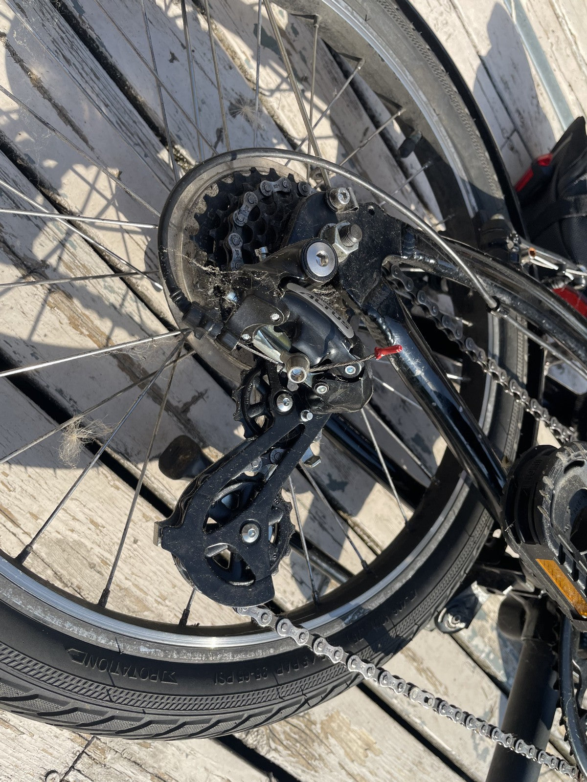 Tern Link B7 folding bicycle; unsure how much work required but definitely some