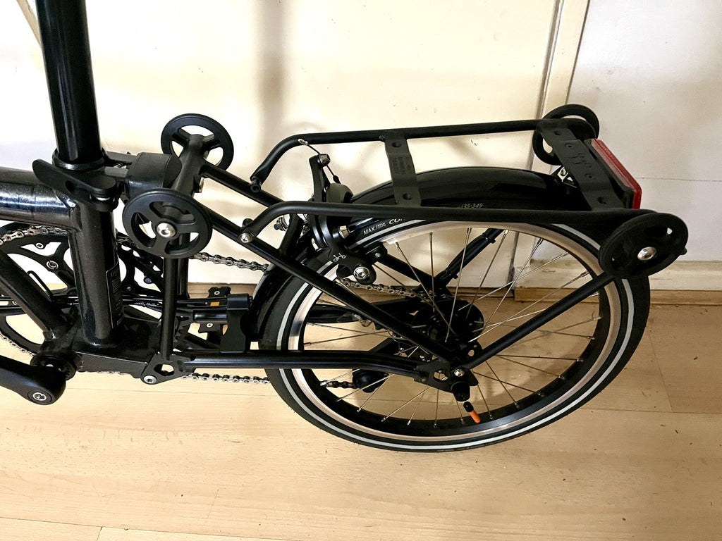 Brompton Bike P Line elctrc Urban 4 speed,  Midnight Black