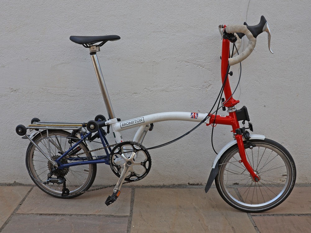 Brompton Bike extensively modified for touring
