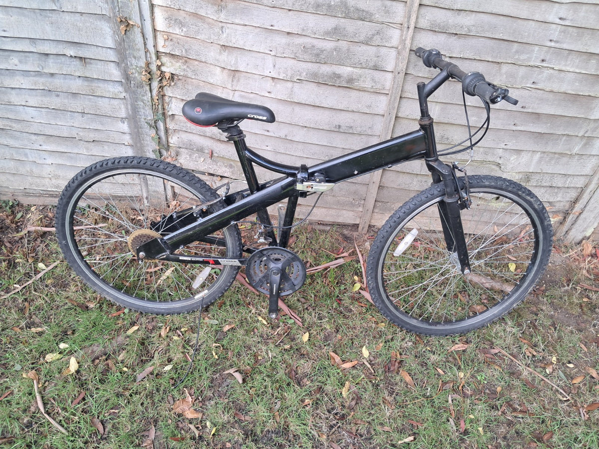 cross foldable bicycle 26in wheels spares or repair
