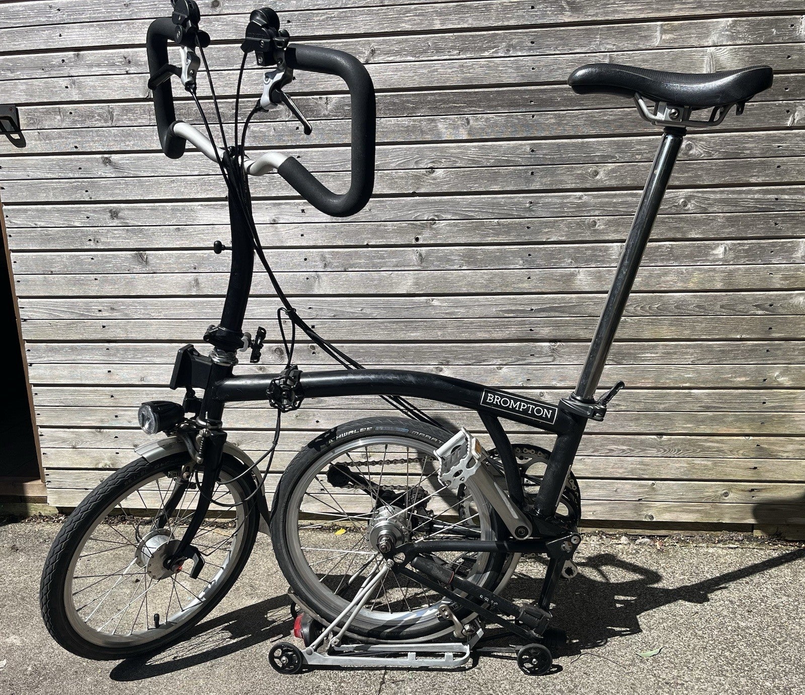 Brompton P6R with Son Dynamo lights and full set of bags