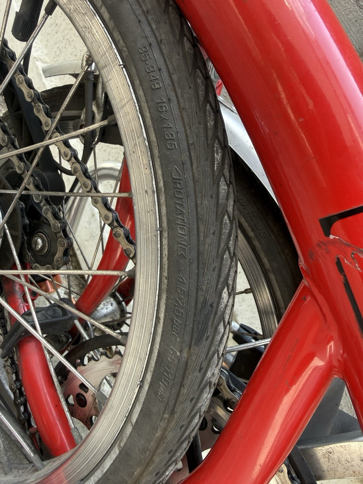 Brompton M3L Folding Bike - Red (3 Speed) - SE9 Collection Only