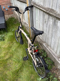 Brompton C Line Folding Bike 6 Speed, Mid bar, Dune Sand