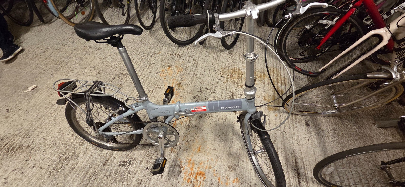 Dahon Vitesse Alloy folding commuter bike, Grey/Blue, good condition *delivery