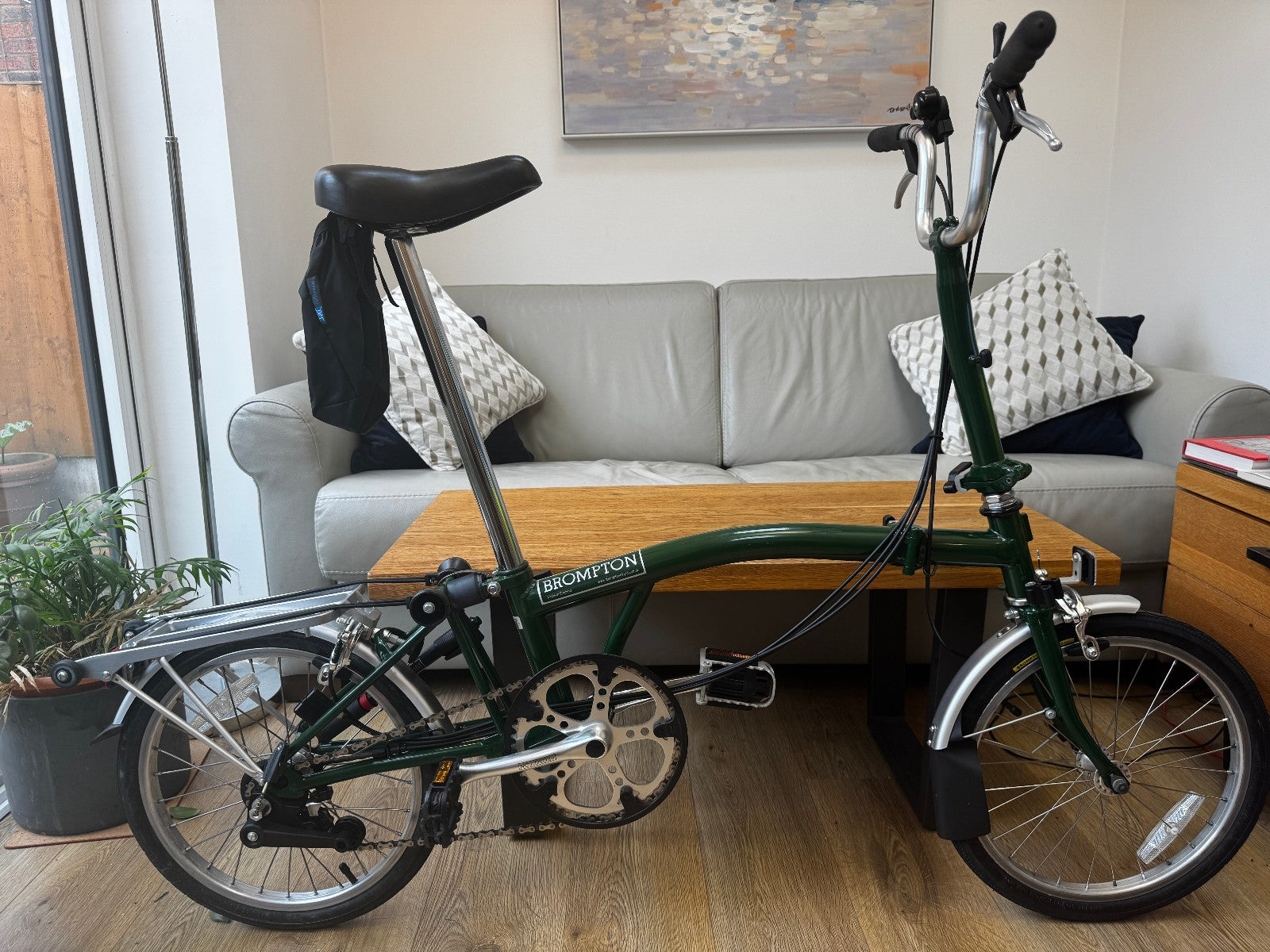 Classic 6-Speed Brompton Folding Bicycle A - Racing Green - MINT