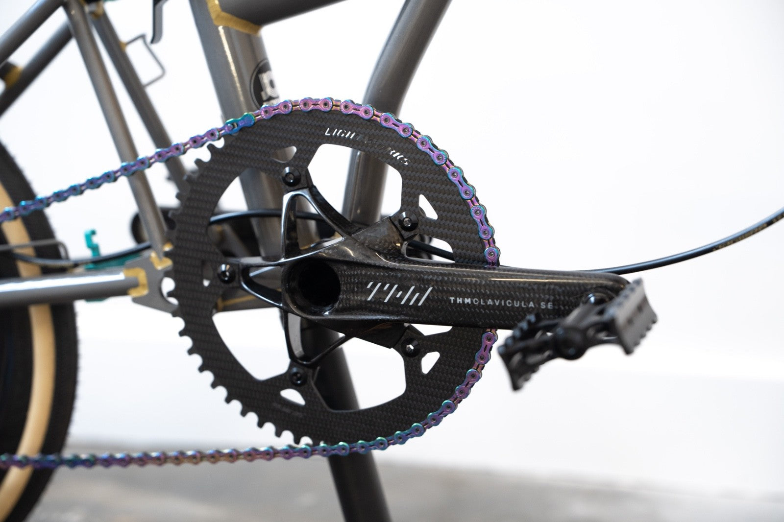 Brompton 7.7kg THM Extralite Ridea NOV SMC JCP 3D Print Ti KCNC Carbon eebrakes