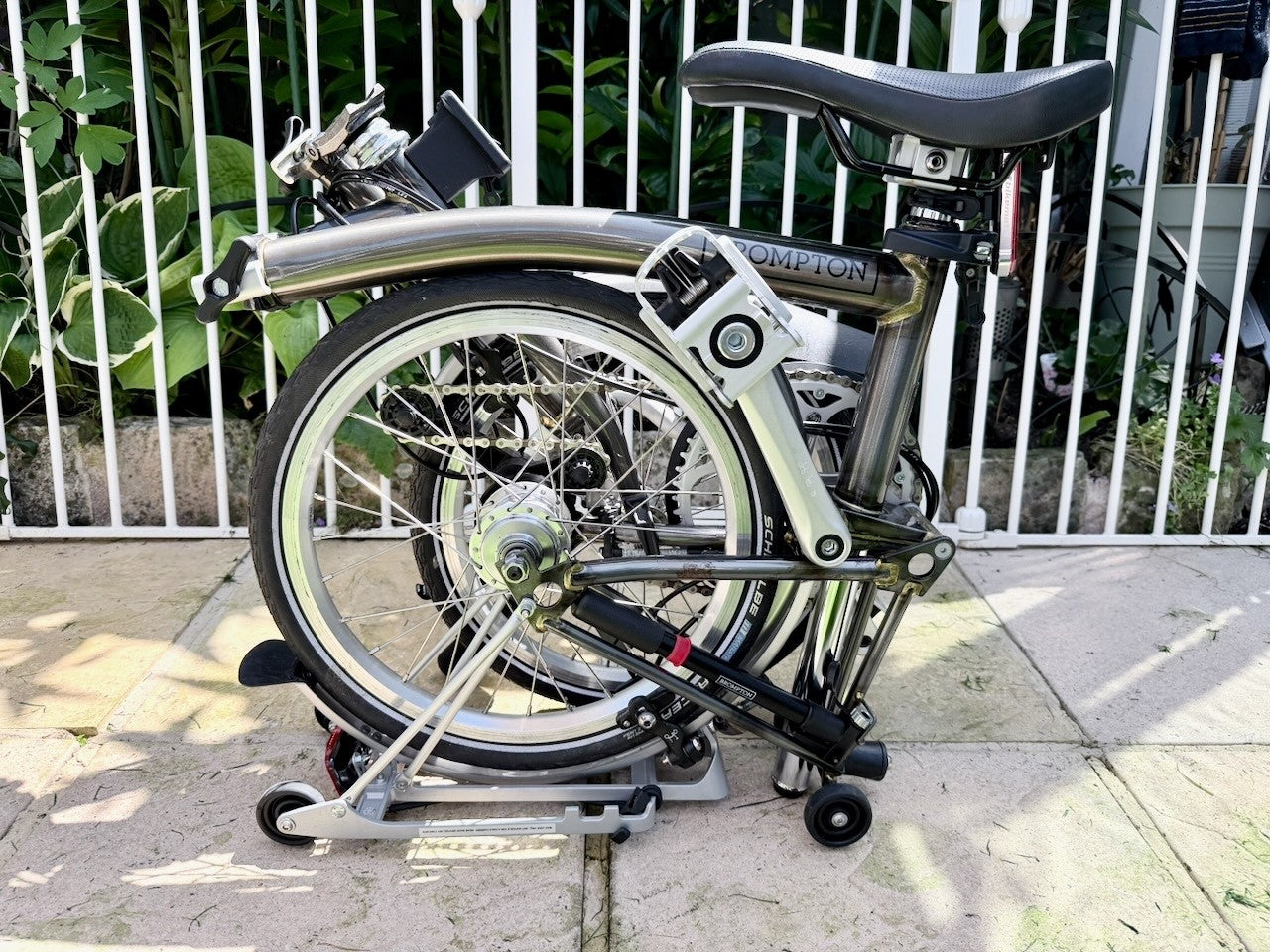 Brompton M6R (conversion from M6L) Raw Lacquer finish, low mileage, v good cond