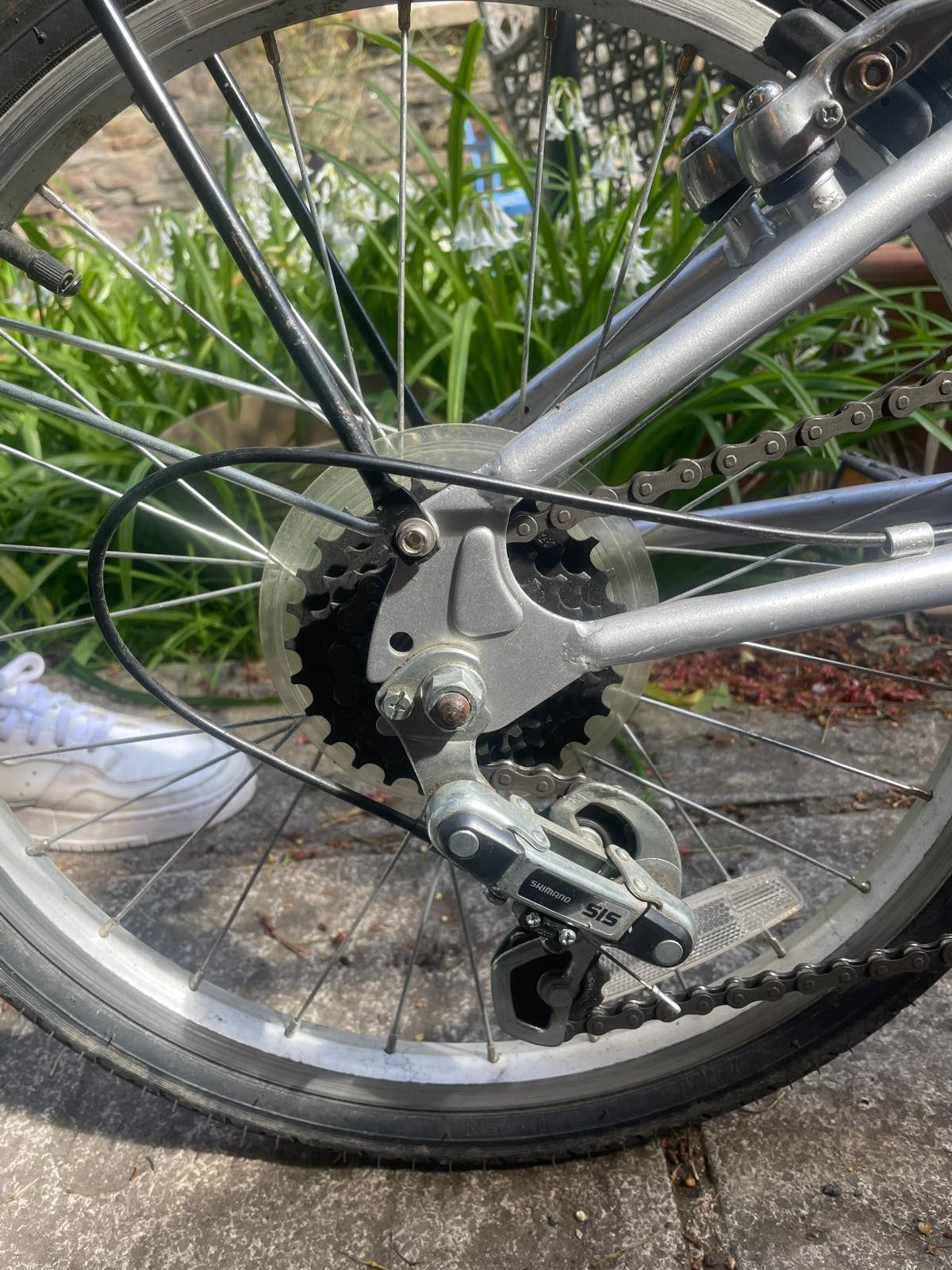 Phillips Folding Bike Silver