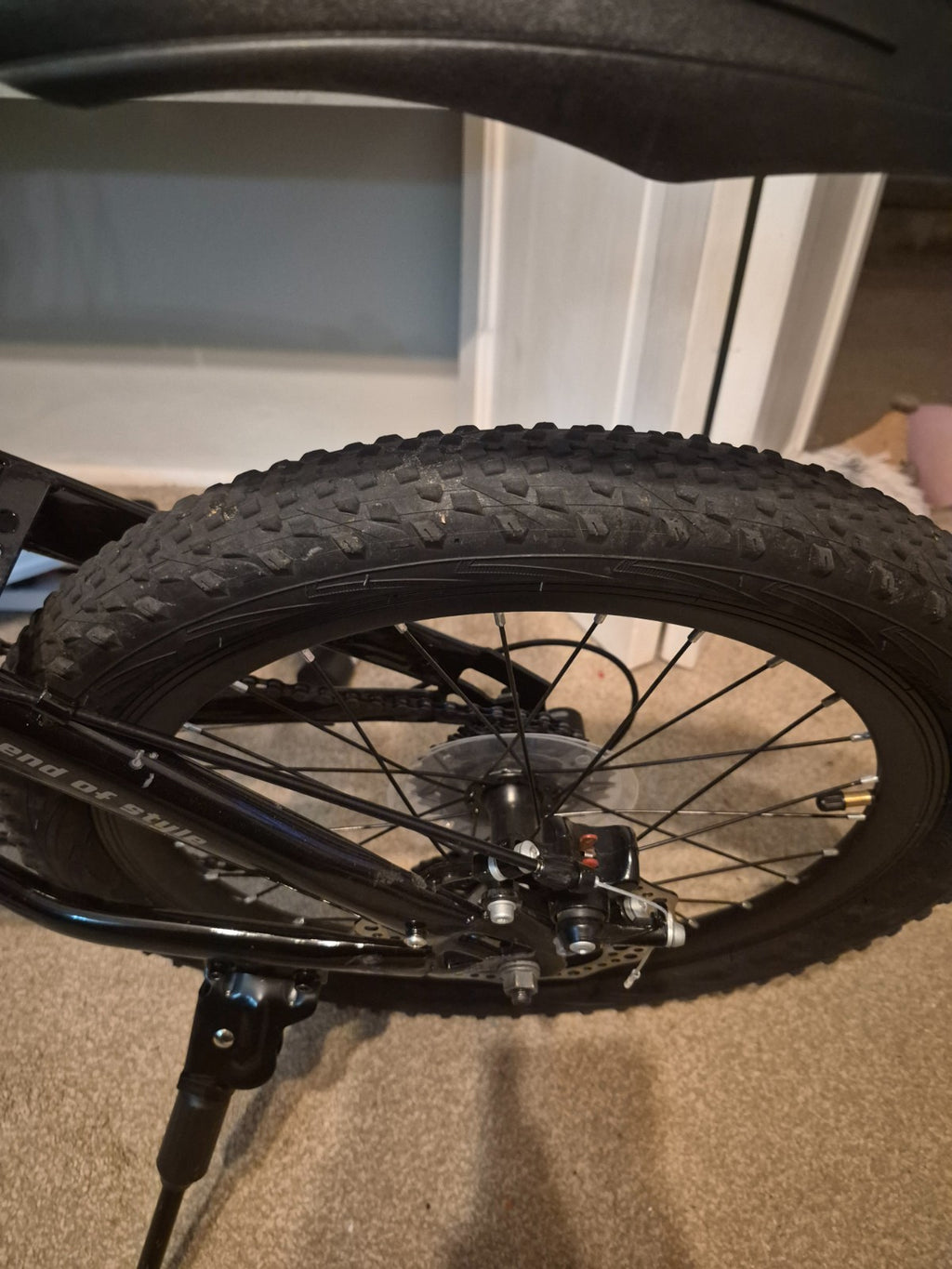 20 inch wheel folding bike shimano gears, disc brakes