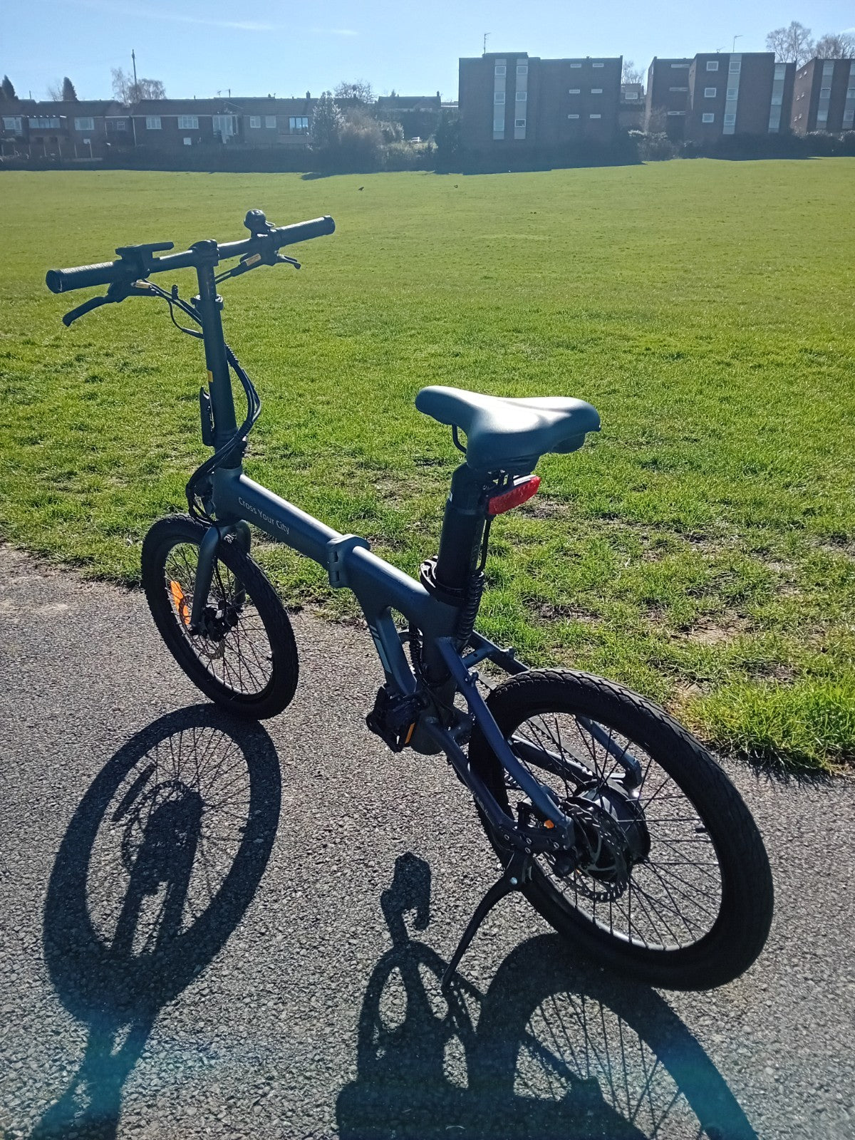 ADO Air 20S Folding Hybrid Bike 20" Carbon Belt Drive Chargeable