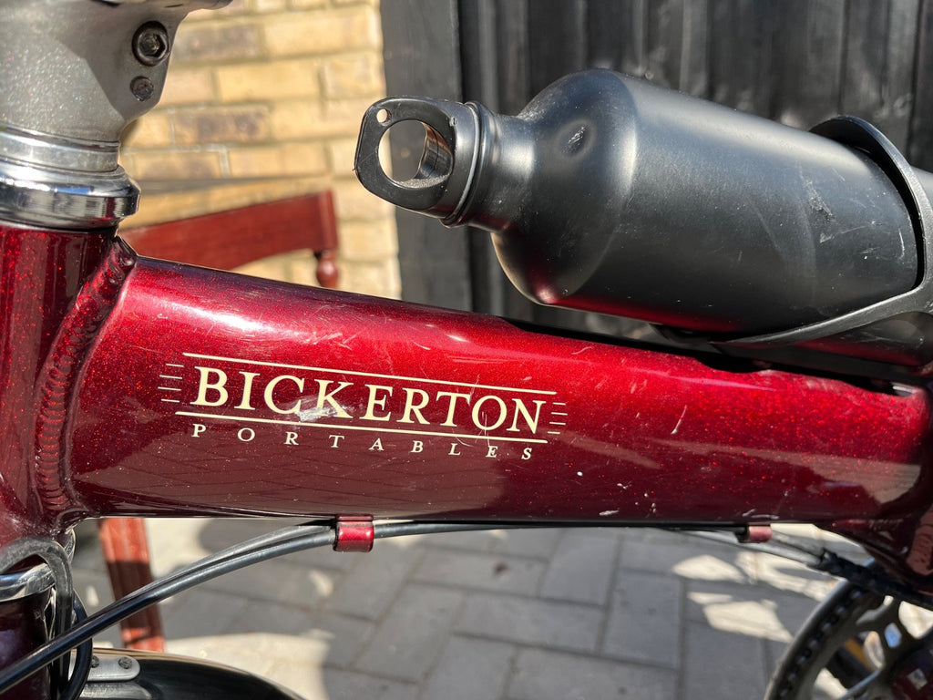 Bickerton  1707 Mark B folding bicycle, red, 7 gears, gel saddle