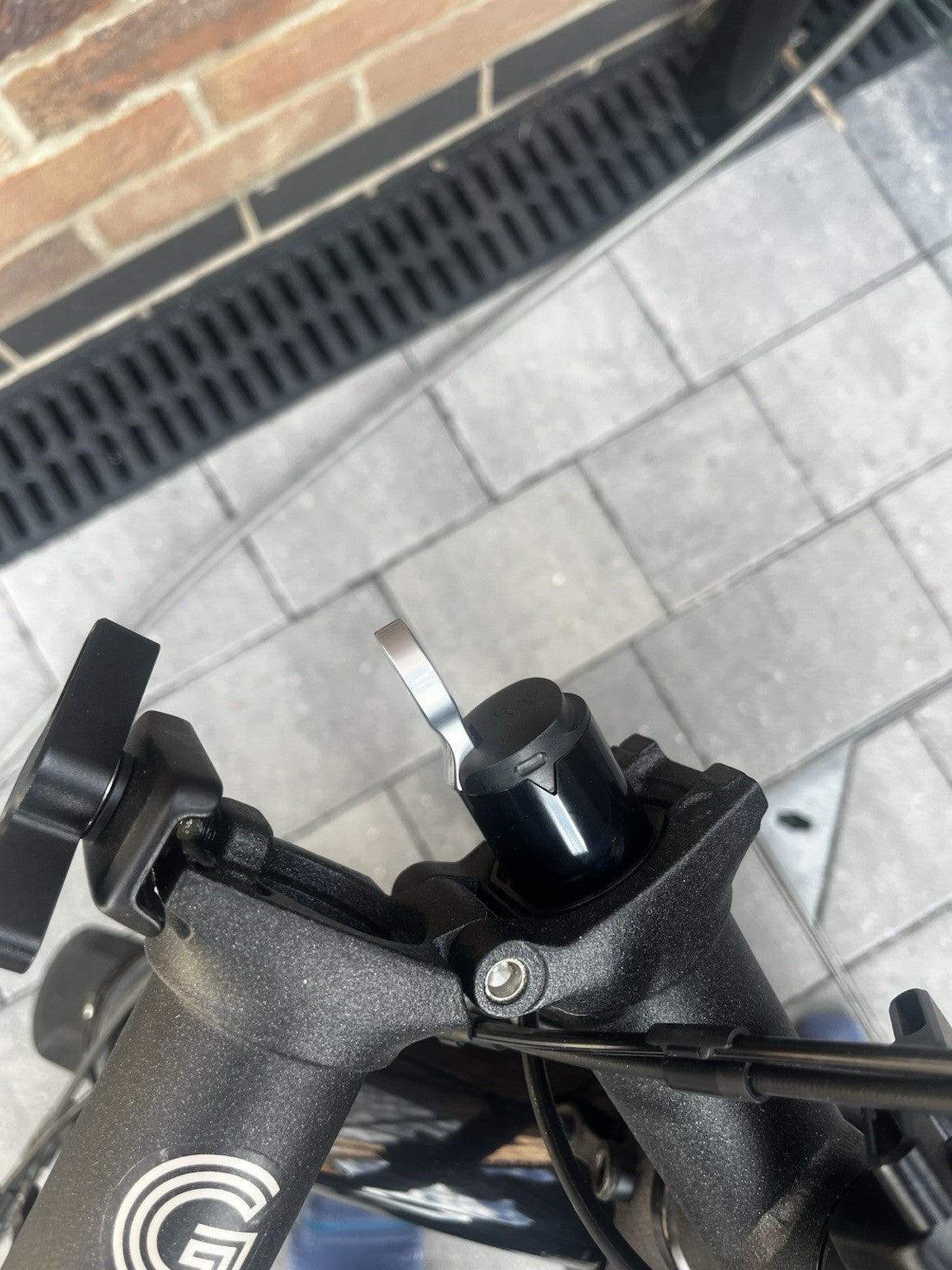 Brompton G Line Medium Space Black –  25 Miles – Rack/Mudguards + Extras
