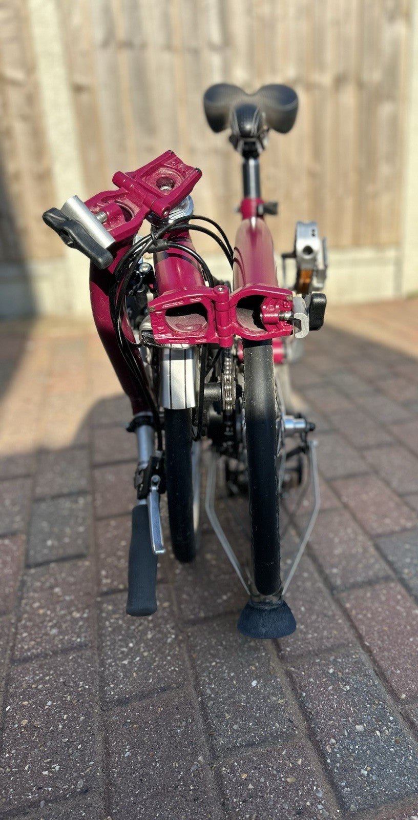 Brompton M6L-X Superlight Titanium – 6 Speed – Claret – 2011 Bike & Accessories
