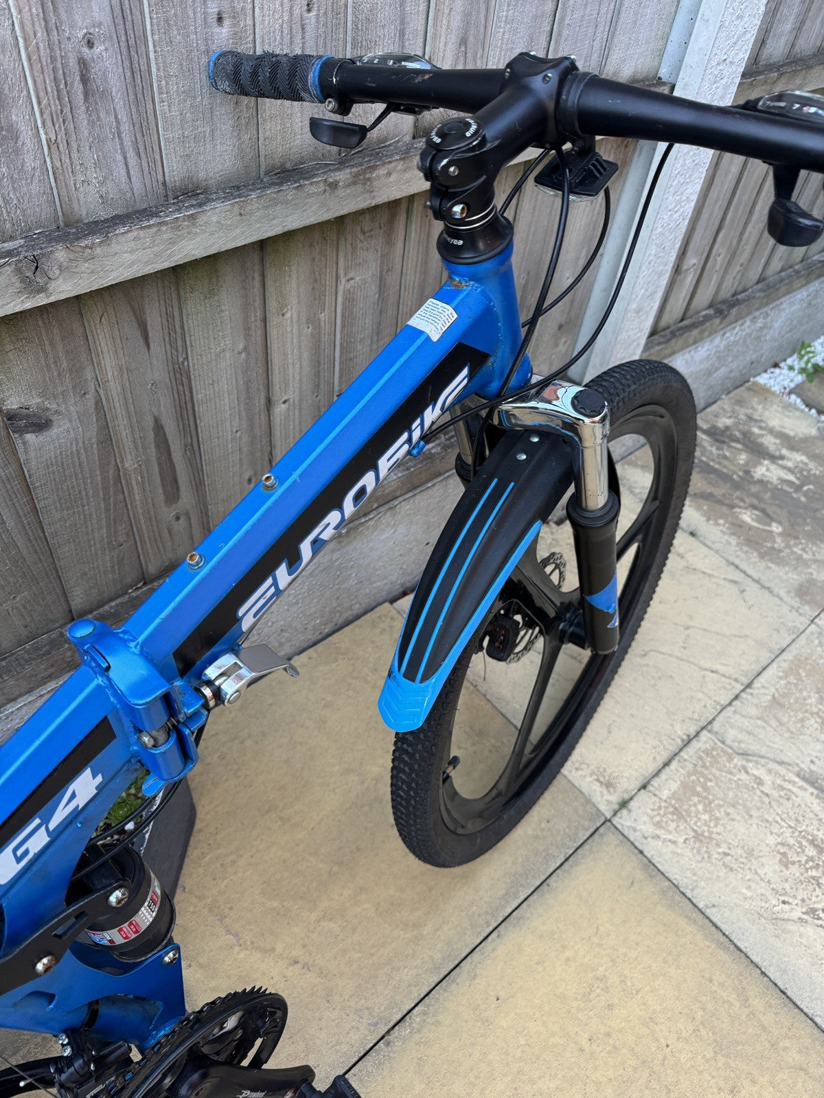 Foldable MOUNTAIN BICYCLE Eurobike BLUE G4 26"