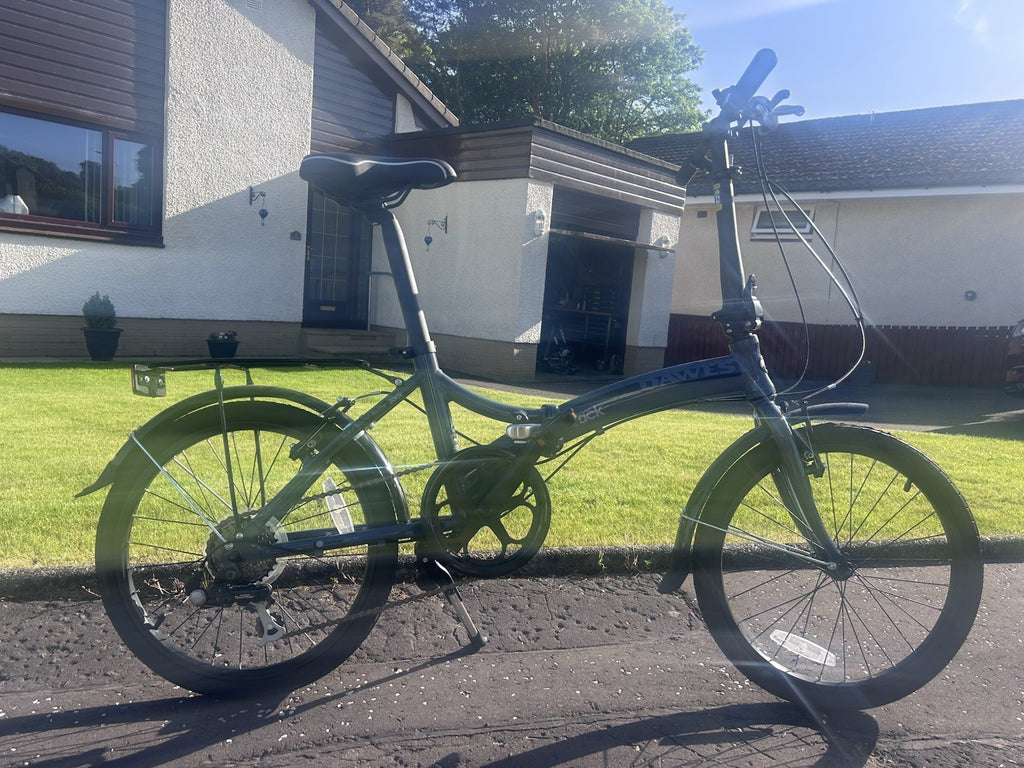 Dawes Jack Folding Bike 20 Grey Brand New with Carry Bag & Panniers