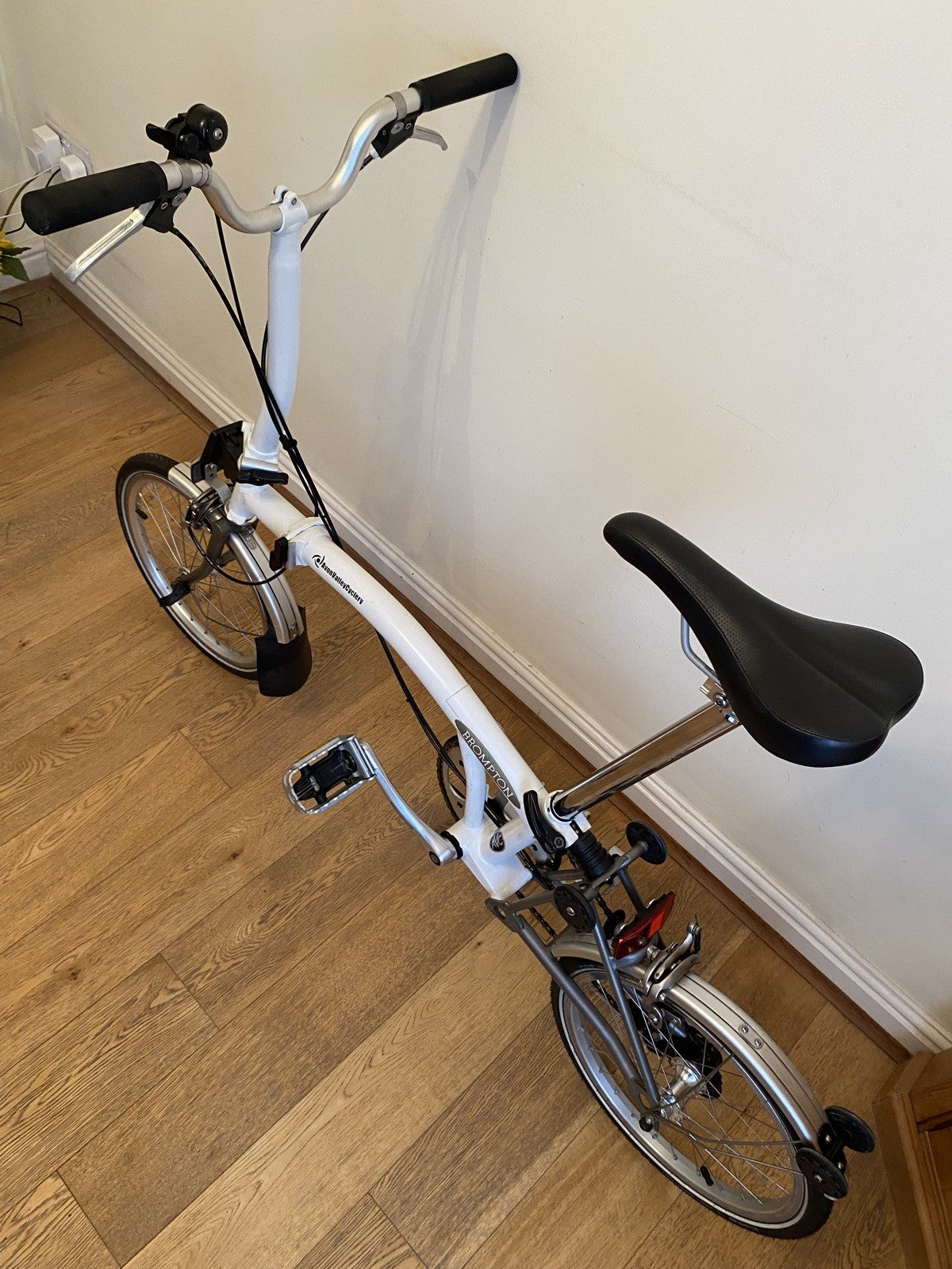 Brompton Superlight S2L-X, titanium fork and rear triangle