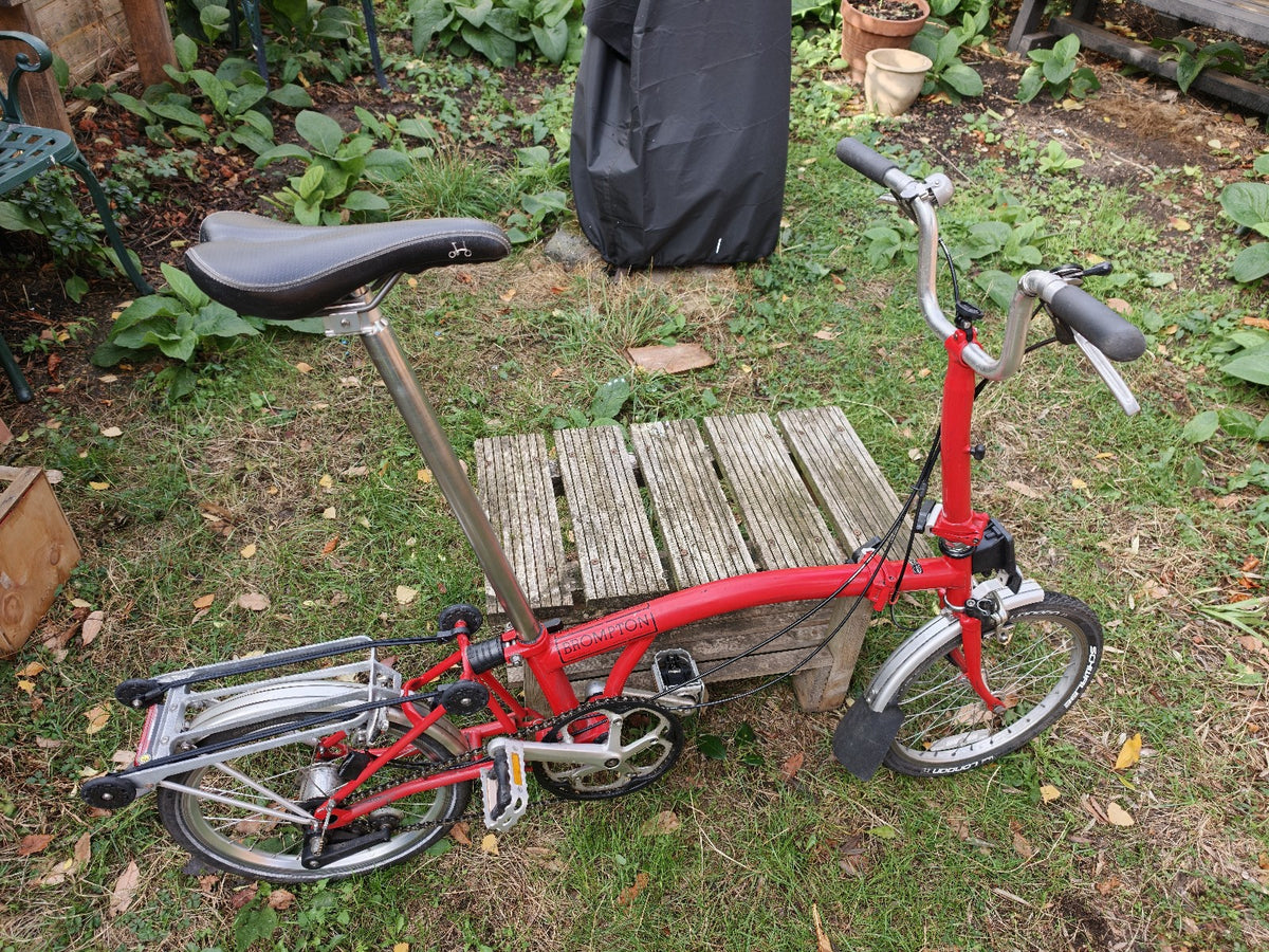 Brompton Bike Black Folding M3L 3 Speed