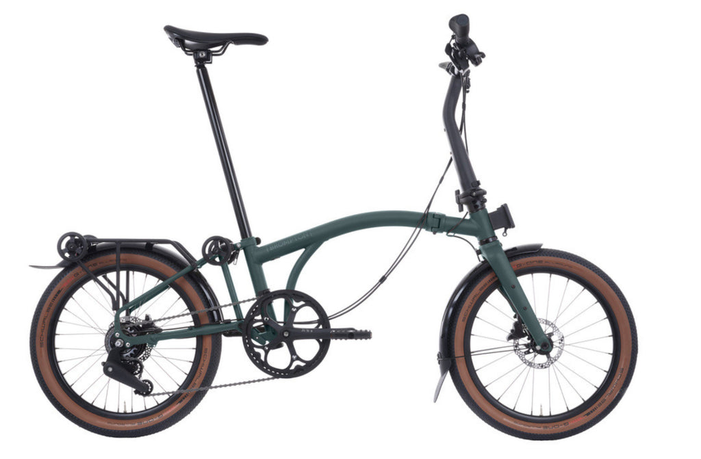 BROMPTON G-LINE 8-SPEED W/ROLLER RACK - FOREST GREEN - MEDIUM (07/2025)