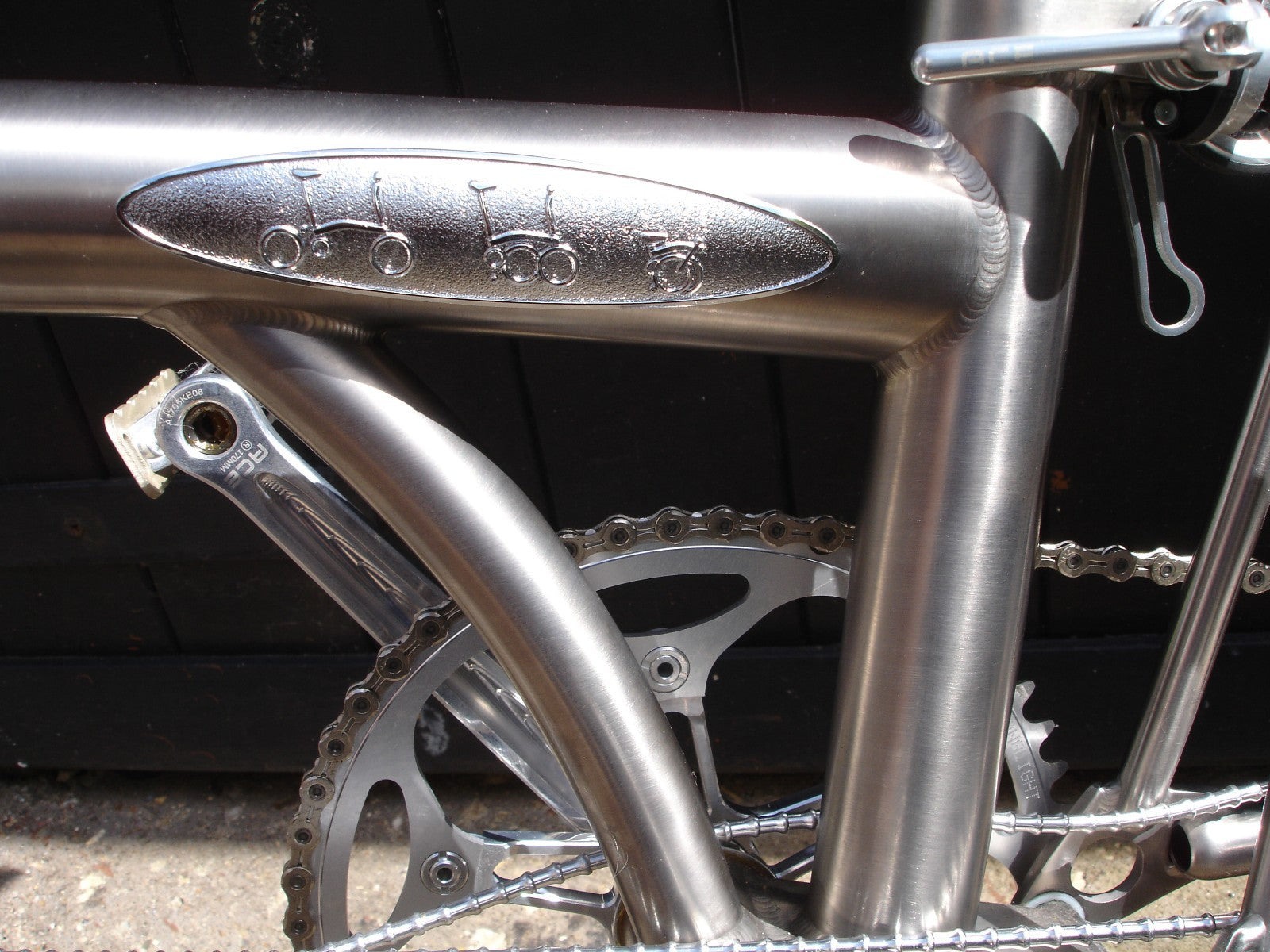 Brompton Project Bike S3E-X Superlight Polished Titanium   7.23 KG  Bicycle