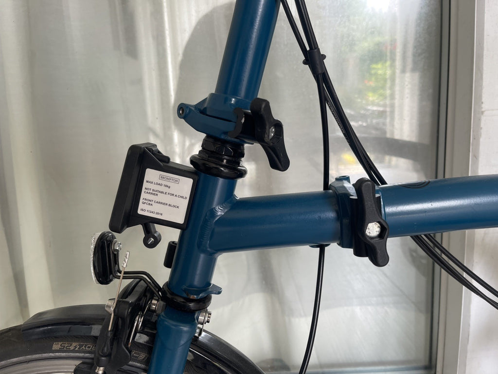 Brompton M6R 2024 C-line Ocean Blue Brooks Saddle MINT CONDITION✅FREE&FAST P&P🚚