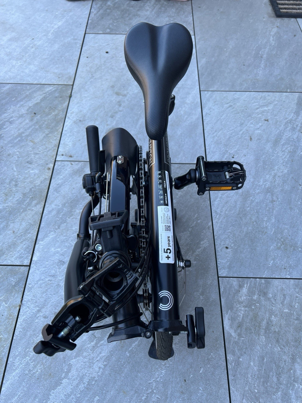 Brompton C Line 6-Speed High Handle 2025 - Matt Black
