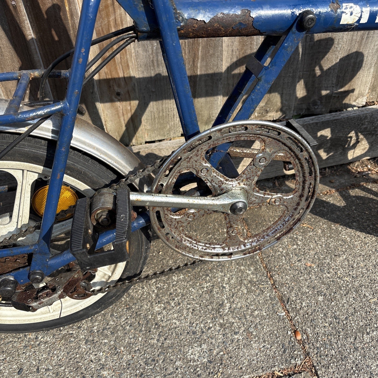 Vintage DI BLASI Folding Bike- Navy 4 Gears