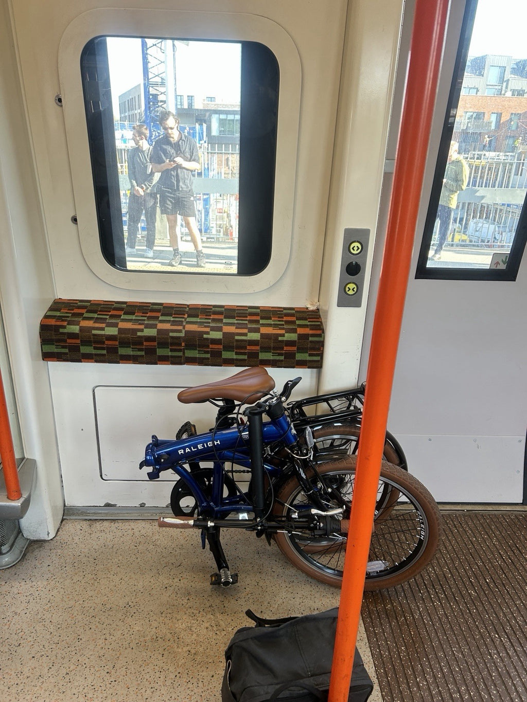 Raleigh Stowaway Folding Bike Blue