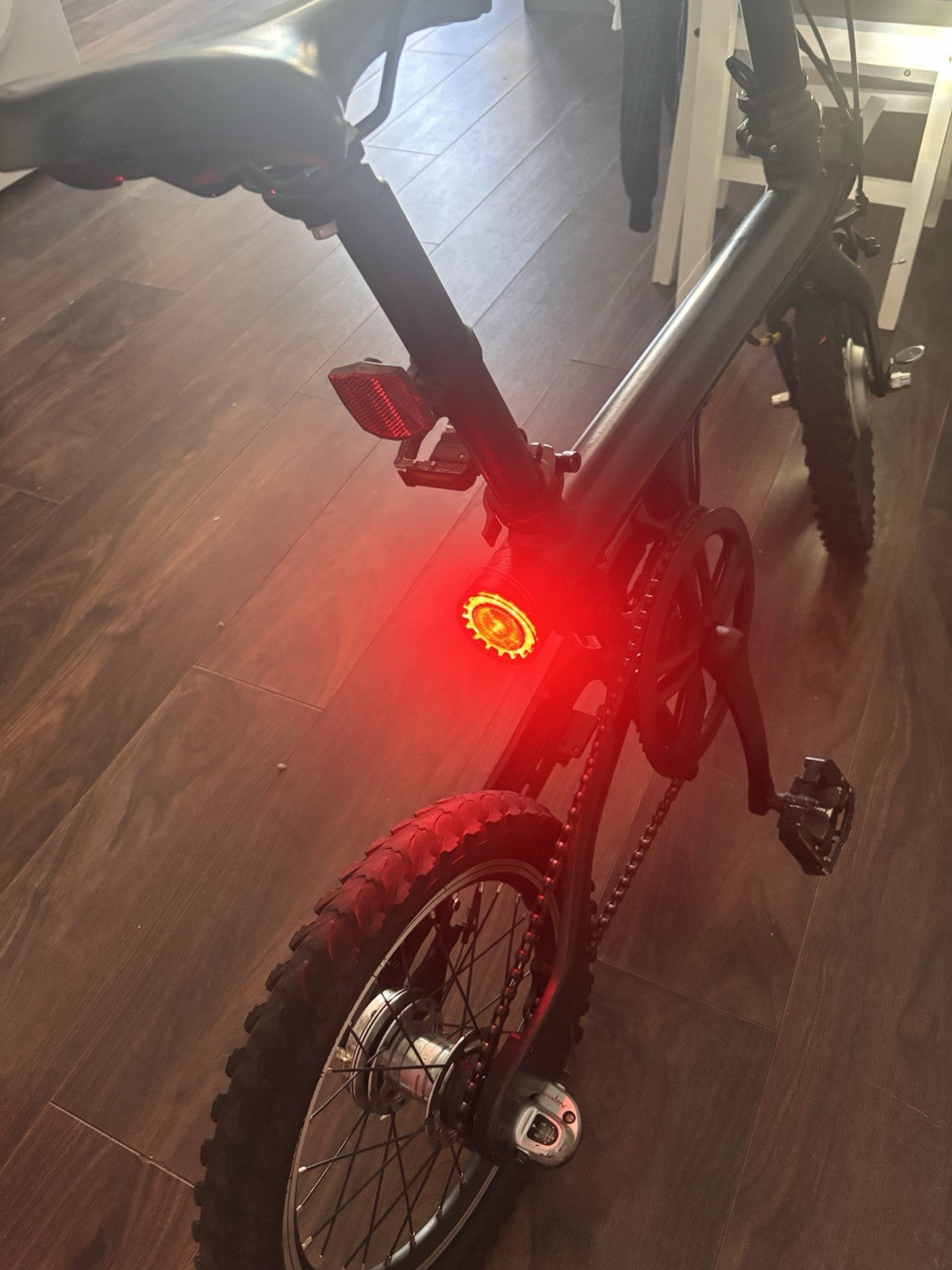 Xiaomi Black Folding Bike Flat Bar with Kickstand & Rear Light