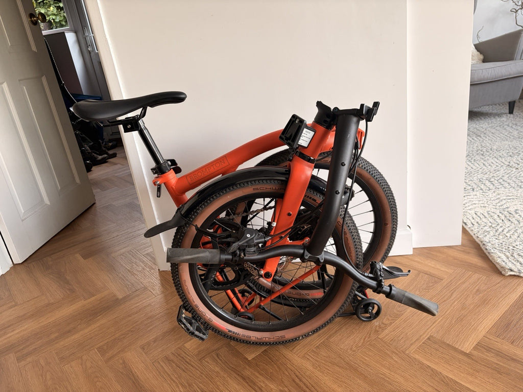 Brompton G Line 8-Speed Folding Bike. Large. Orange. Excellent Condition