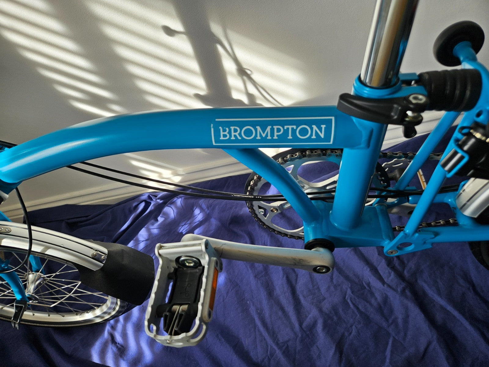 Brompton M3L folding bike - hardly used