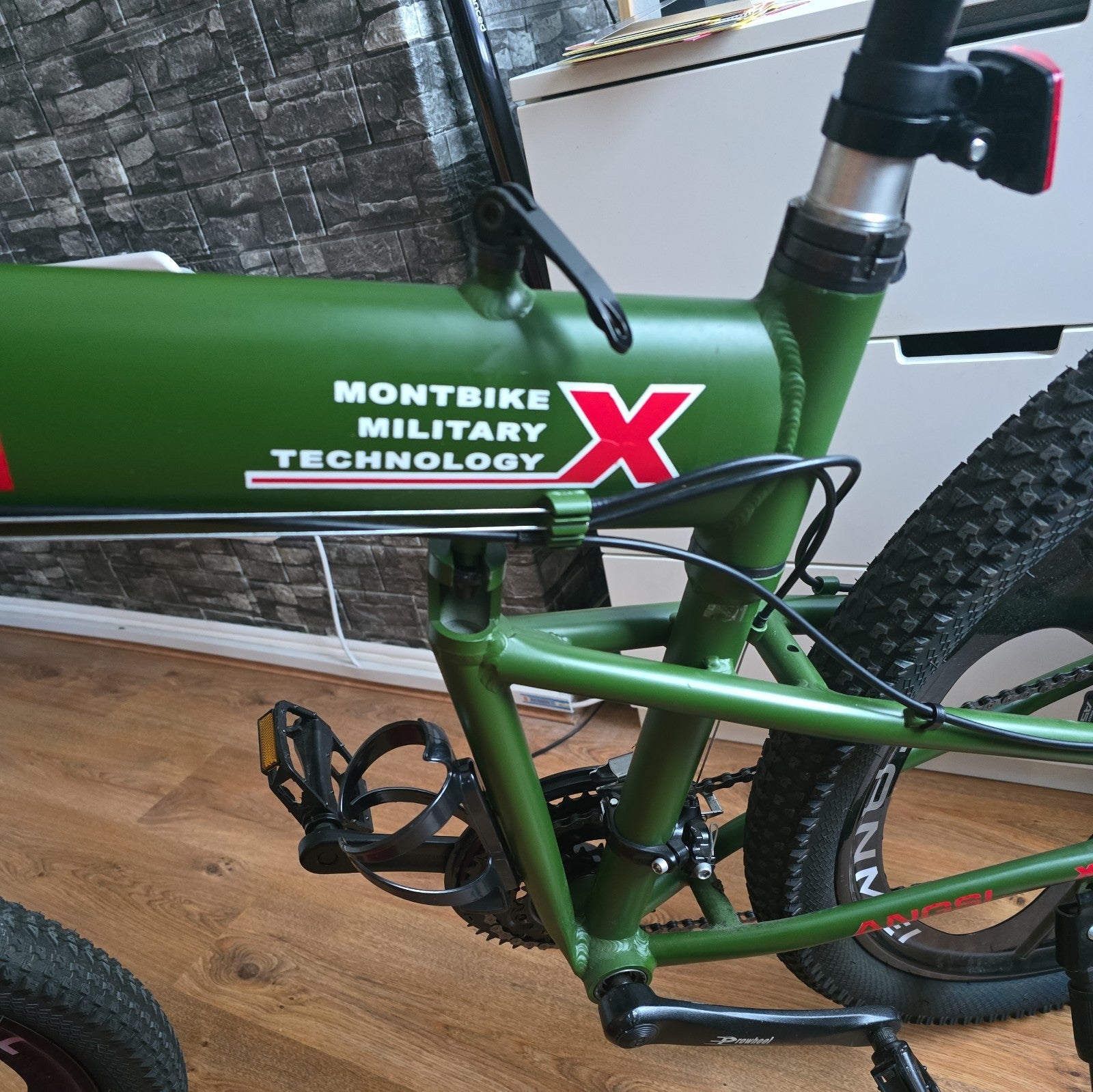 Angsi Folding Mountain Bike 26 Wheels 7 Speed MTB Bicycle