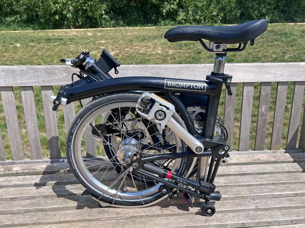 Brompton M3L 3-Speed Folding Bike - Matte Black - Great Condition