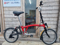 Brompton red, 7 speed