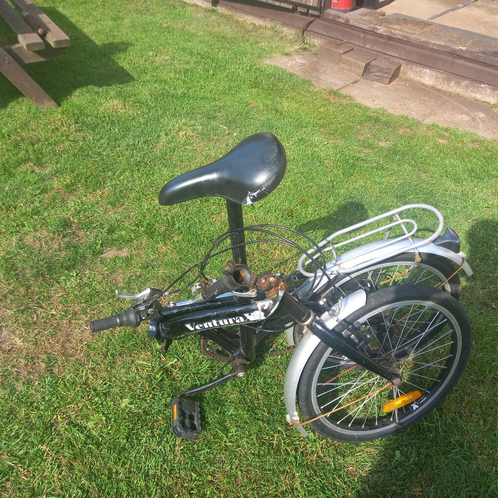 Venturax Stowaway Folding Bike 20" Wheels Collection Only  All Working