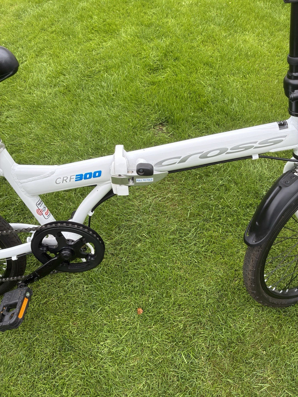 B'TWIN Tilt 500 Folding Bike 20 in Aluminium Red. Also a Cross CRF300.