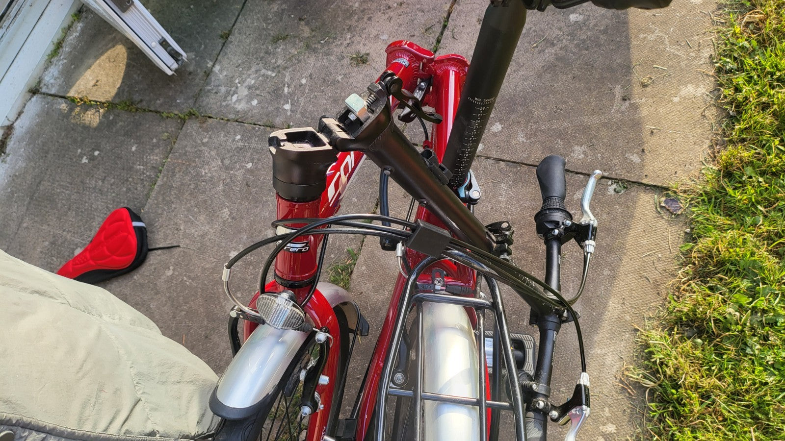 Red Career Foldable Lightweight Bicycle Bike