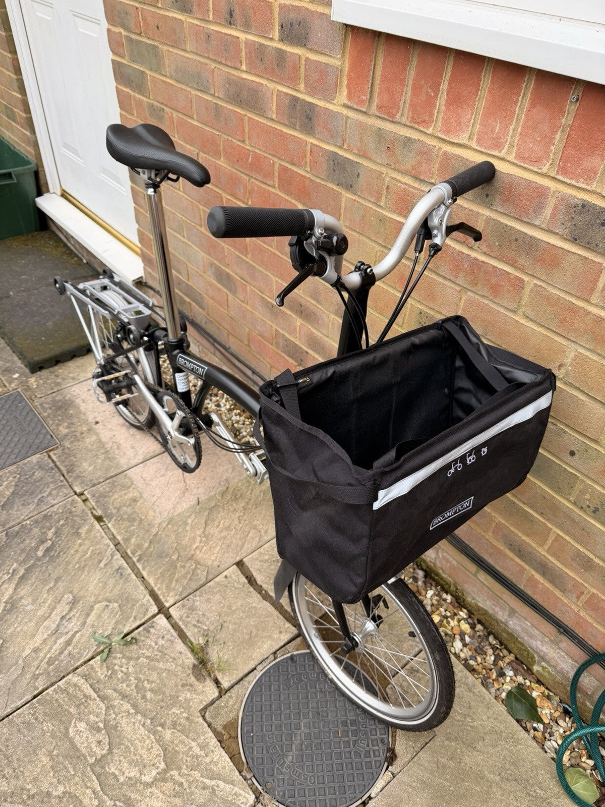 Brompton Folding Bike 3-Speed, Black