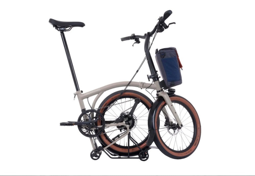 BROMPTON ELECTRIC G LINE 4 SPEED 2026 FOLDING BIKE IN TRAILDUST WHITE