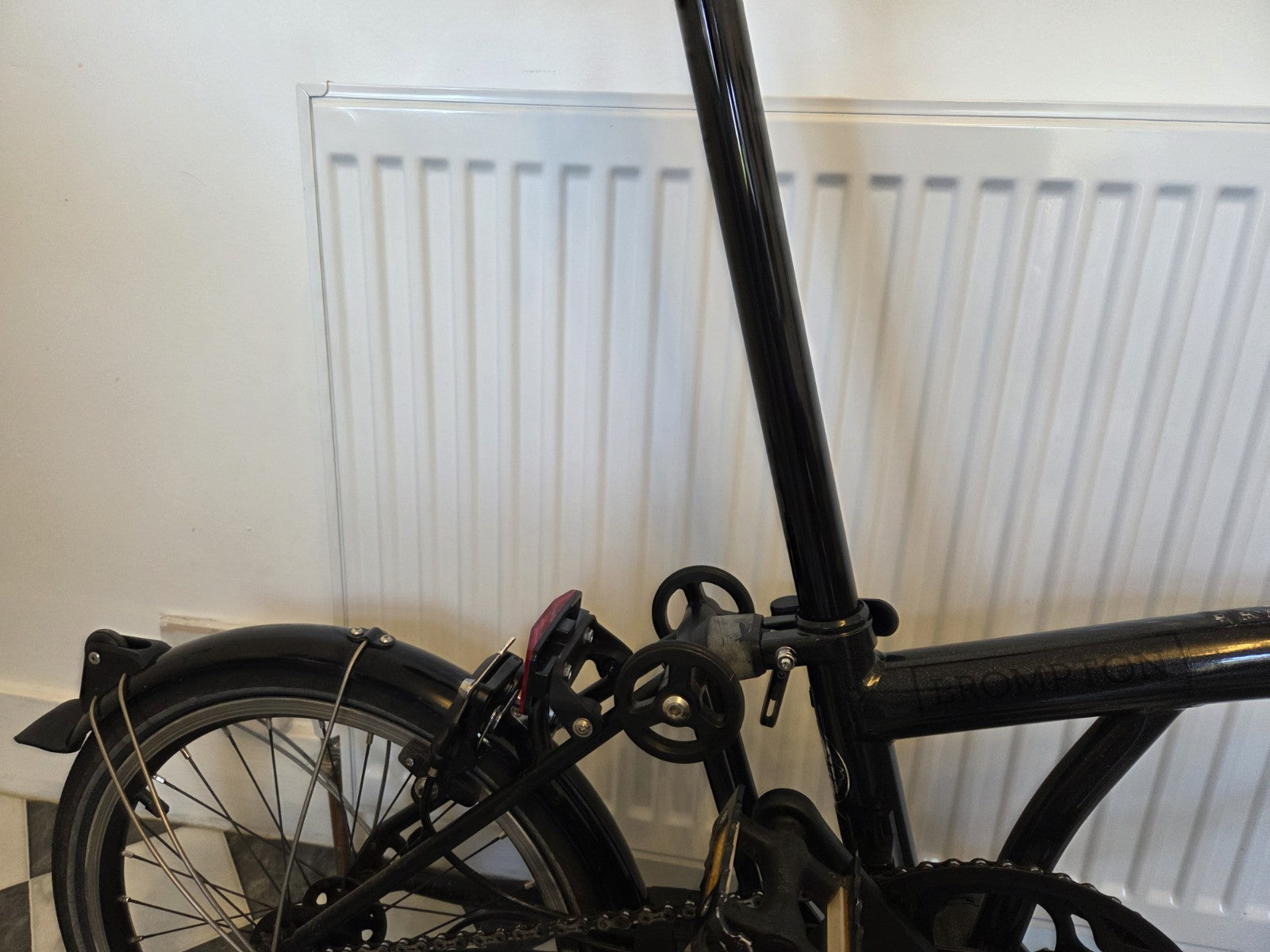 Brompton P Line Urban 4-Speed Folding Bike - Mid Bars - Paperwork Included