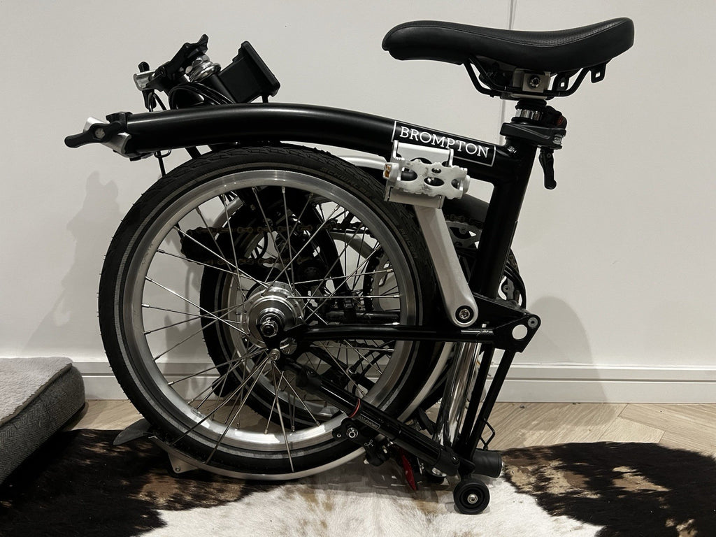 Brompton C Line Folding Bike Black, 6-Speed, 2022 Model